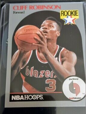 1990-91 NBA Hoops - Clifford Robinson #250 (RC) Portland Trailblazers